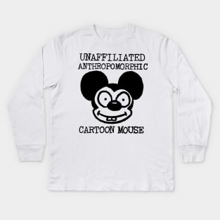 Unaffiliated Anthropormorphic Cartoon Mouse Kids Long Sleeve T-Shirt